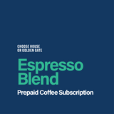 Prepaid Coffee Subscription - Espresso Blend - Seven Seeds